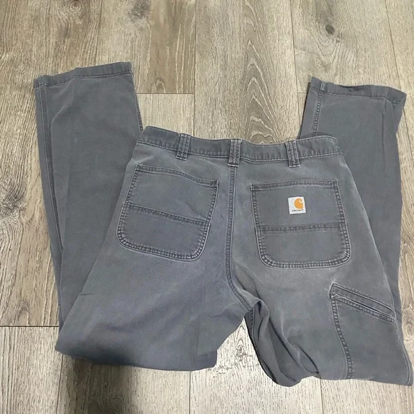 Carhartt Men's Relaxed Fit Gray Jeans - Picture 2 of 5